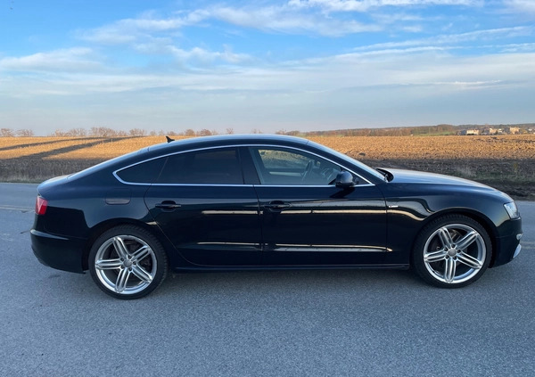 Audi A5 cena 79950 przebieg: 159980, rok produkcji 2013 z Świebodzin małe 232